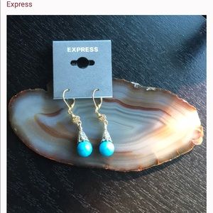 Express blinged out earrings